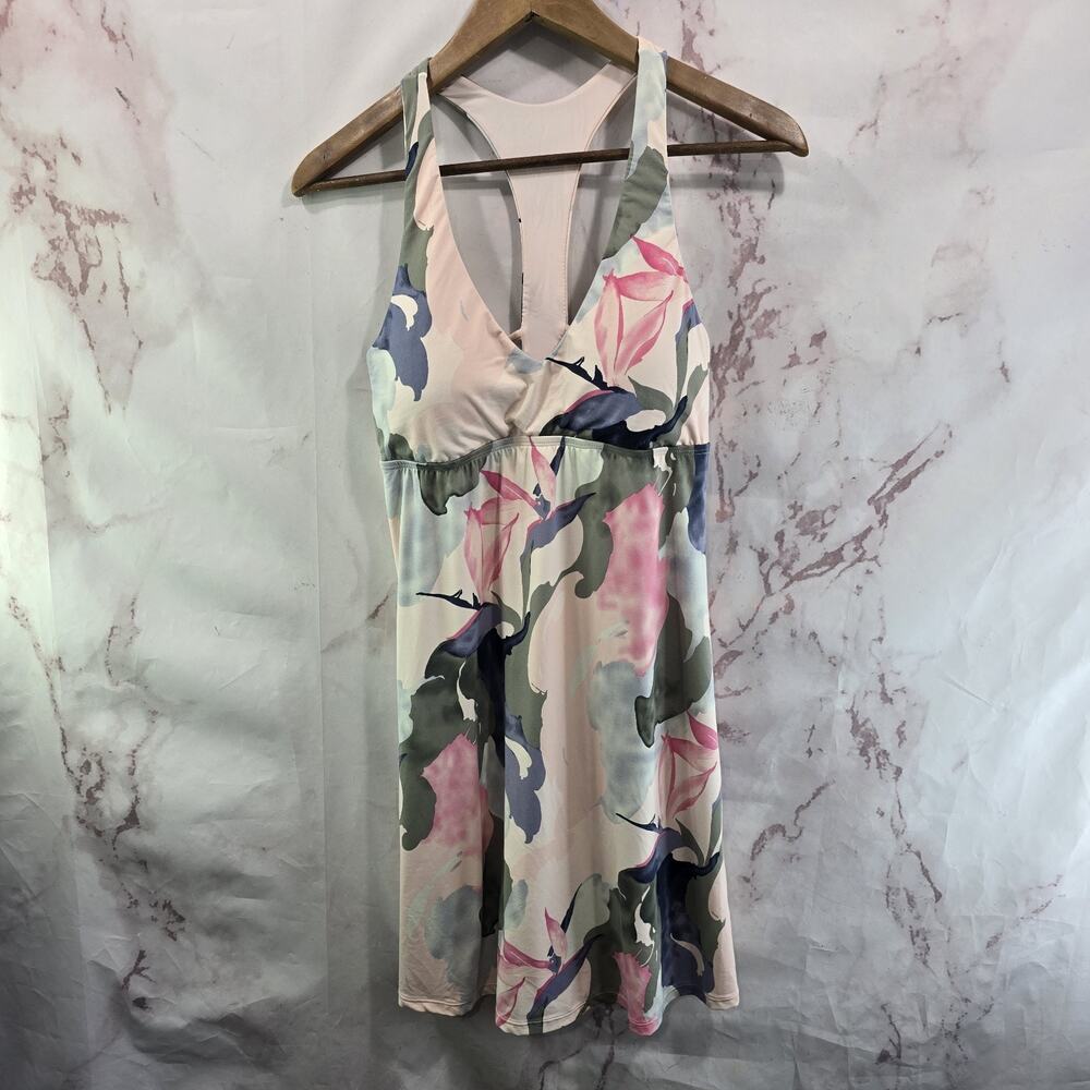 Carve Designs Swim Dress Womens Medium Pink Floral One Piece Suit